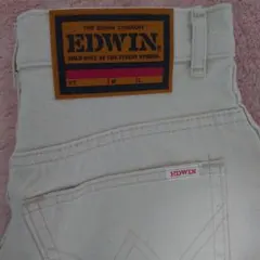EDWIN エドウィン ホワイトデニム パンツのサムネイル