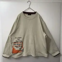 マインドゲームス　レイヤード スウェット 手書き風裏起毛 L