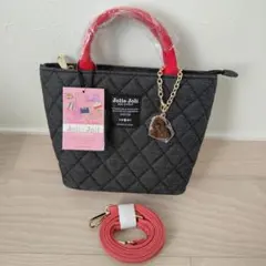 新品 JolieJoli ジョリージョリ デニムキルト 2WAYミニトートバッグのサムネイル
