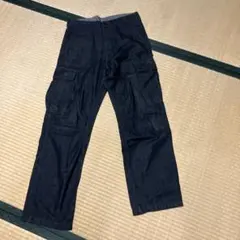 ジョンブル　ブラックカーゴパンツ　M
