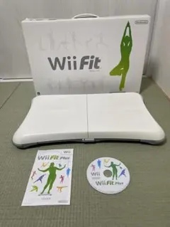 即日発送！Wii Fit 本体 +Wii Fit Plus ソフト（箱無し）