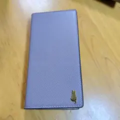 薄紫色 手帳型ケース カードポケット付き