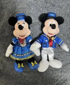 ミッキー　ミニー　ぬいぐるみストラップ