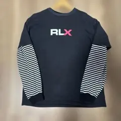 ボーダーロンt ストライプ　白黒