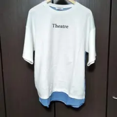 す*ー様 切り替え プリント Tシャツ