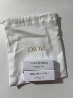 Dior 香水サンプル 2種セット 巾着付き - メルカリ