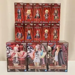 新品未開封 ワンピース フィルムレッド フィギュア ウタ・シャンクスほか13点