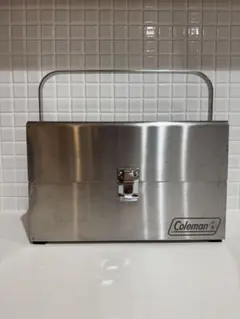 【希少】廃盤 コールマン スパイスボックス ステンレス キャンプ アウトドア 希少】廃盤 コールマン スパイスボックス ステンレス キャンプ