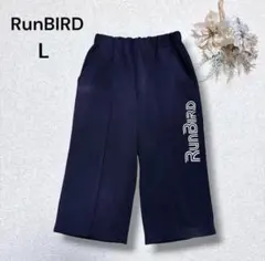 【ランバードRUNBIRD】ジャージ素材　ハーフパンツ　スポーツ　速乾　黒　Lのサムネイル