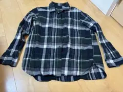 UNIQLO ネルシャツ　チェック　グリーン