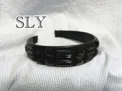 SLY ビジュー付き カチューシャ ブラック良品のサムネイル