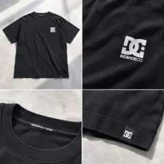 【DC SHOES】バックカモフラロゴ Tシャツ 黒 S ストリート スケーター