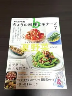 NHKテキスト きょうの料理ビギナーズ 7月号 夏野菜レシピ