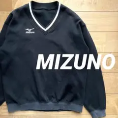 ★MIZUNOミズノ長袖トレーナースウェットMサイズVネックテニス