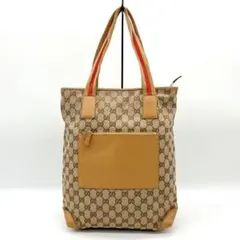 【GUCCI】トートバッグ　シェリーライン　GGキャンバス　肩かけ　A4