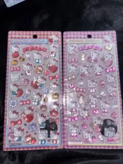 新品 正規品 ボンボンドロップハローキティ第2弾 赤 ピンク セット