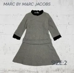 MARC BY MARC JACOBS　Y2K　長袖　膝上丈ワンピース　サイズ2