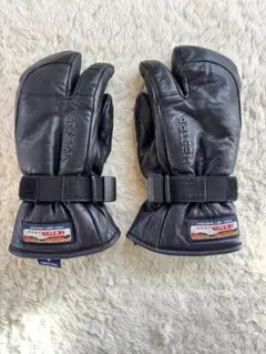 Hestra スリーフィンガーミトングローブ サイズ8ブラック