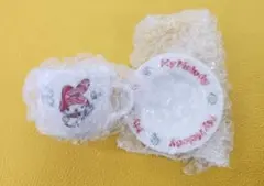 サンリオキャラクターズ ミニチュア陶器 カップ＆ソーサー　マイメロディ