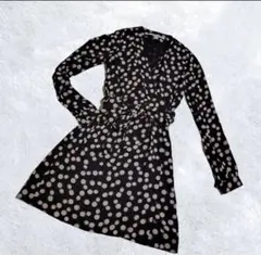 DIANE von FURSTENBERG ドット柄ワンピース 0