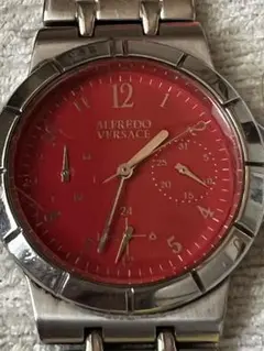 2026年最新】VERSACE WATCH 文字盤カラー：レッド レディース 腕時計