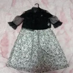 BeBe花柄スカートのフォーマルドレス