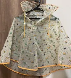 キッズ 動物柄レインコート ポンチョ