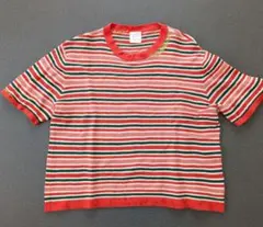 ビュルデサボン　マルチボーダー 半袖Tシャツのサムネイル