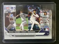 【US購入】Topps Now MLB初 日本人投手同日4人先発 大谷翔平