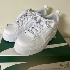 Puma ホワイト プラットフォームスニーカー