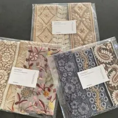 【インド刺繍リボン】約30センチ×3種アソートパック