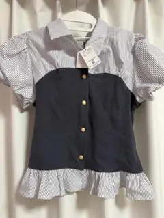oneway トップス ストラップ シャツ ドッキング
