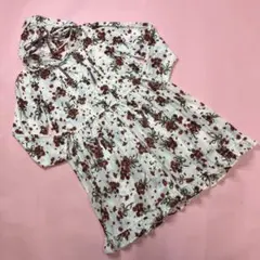 PINK HOUSE 上原さくらコラボ 白詰草 ロングワンピース ピンクハウス