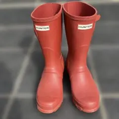 HUNTER ハンター　 ロングブーツ レッド UK 3 長靴　22.5