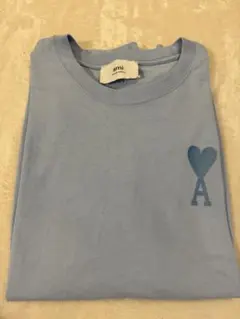 ami ライトブルー Tシャツ ハート刺繍のサムネイル