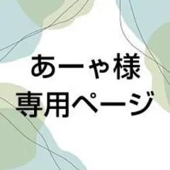 あーゃ様 専用ページ❤️