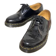 Dr. Martens 3ホール シューズ パテント 黒 24cmレディース