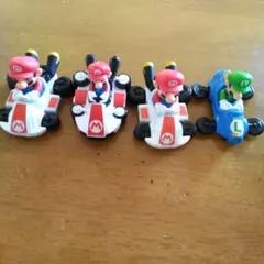 マリオ・ルイージ ミニカートフィギュア4体セット