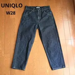 UNIQLO U ワイドフィットテーパードデニム　68BLUE