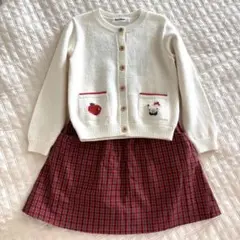familiar カーディガン　スカート　2点セット　レア