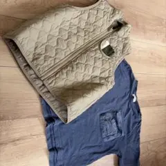 BACK & FORTH ベスト 110cm、Tシャツセット