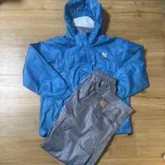 LOGOS ジュニア レインウェア上下セット 150