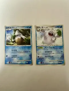 ユキカブリ ユキノオー 2枚セット 포켓몬 카드
