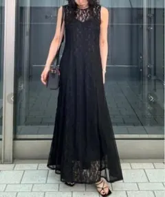 定価2.5万Ameri MEDI SWITCH LACE SOFT DRESS
