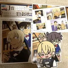 名探偵コナン　SEGAラッキーくじ　 J賞ブロマイド＆ステッカーセット