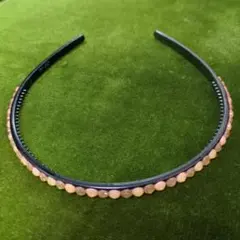 ピンクビーズカチューシャ