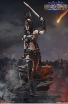 TBリーグ 1/6 スパルタアーミー女性司令官 女戦士 コマンダーブラック版
