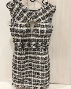 キャバドレス　ツイードドレス　Glossyドレス