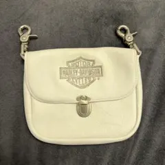 Harley Davidson ホワイトショルダーバッグのサムネイル