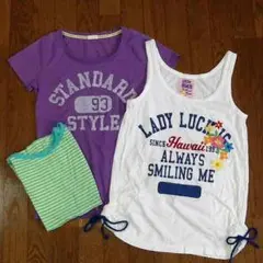 BLUEMOONBLUEブルームーンブルー■コーディネート3点セット■